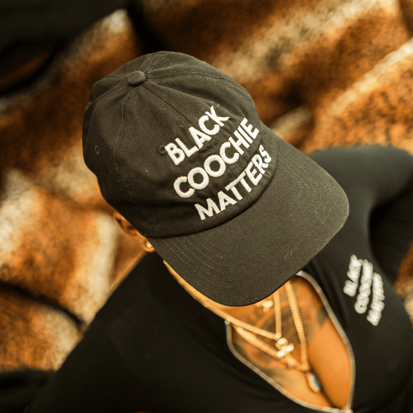BCM Black Adjustable Dad Hat
