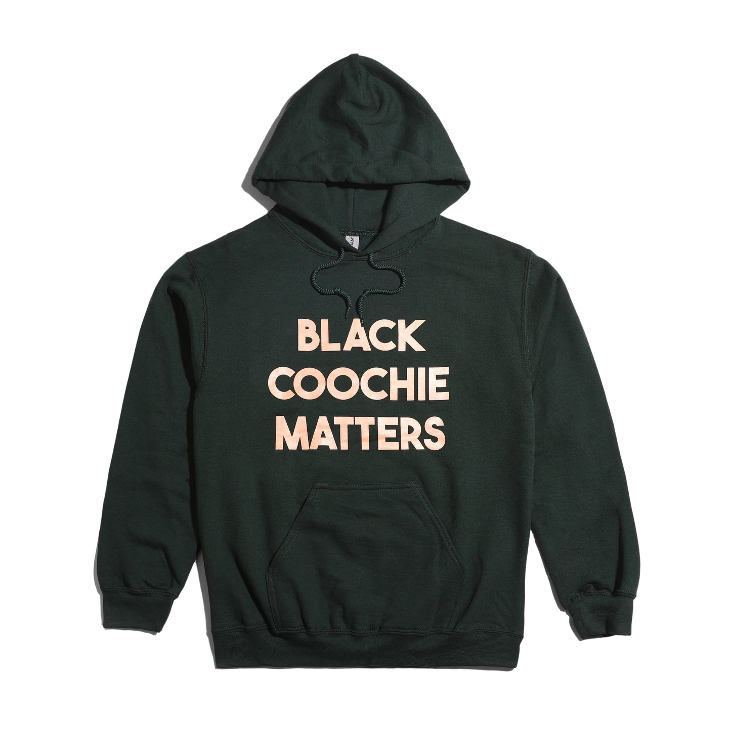 Black Coochie Matters Hoodie Forest