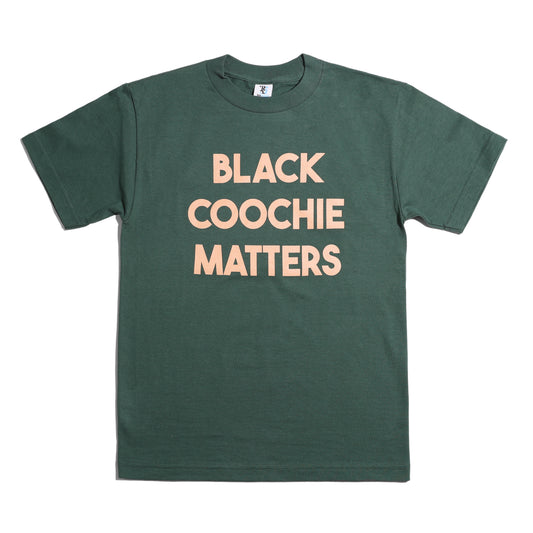 Black Coochie Matters Forest T-Shirt