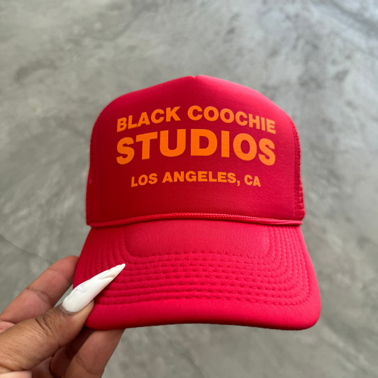 BCM Studios Trucker Hat Red